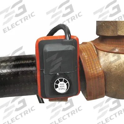 BRISKHEAT Heating Tape: 218°C Op Temp - Max, 10 ft Overall Lg, 1 in Overall Wd, 1/8 in Thick - Silicone Heating Tapes