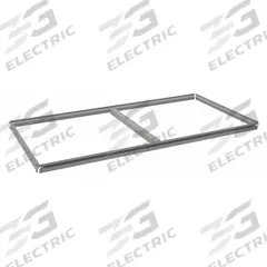 TENNSCO Shelf: 60 in x 30 in, 750 lb Load Capacity, Gray, Shelf (MPN ZBES-6030). Key specifications — Includes: (4) Beams; Shelf Configuration: Single Straight; Color: Gray; Frame Material: Steel; Brand: TENNSCO; Frame Finish: Zinc Plated; Product Type: Shelf.