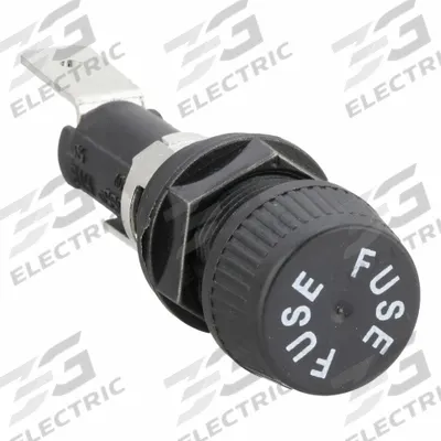 BUSSMANN Panel Mount Fuse Holder: For Fuse Size 1/4 in x 1 1/4 in, 1 Pole, 20 A Max - Fuse Holders for Cylindrical Fuses