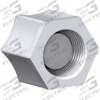 JACO Compression Nuts: 1/4 in OD Size, Compression, Polypropylene, 5 PK (MPN P-O-4). Key specifications — Standards: NSF 61 Listed; Brand: JACO.