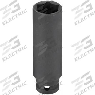 WESTWARD Impact Socket: 1/4 in Drive Size, Metric, 8 mm Socket Size, 6-Point, Deep - 1/4" Drive Impact Sockets