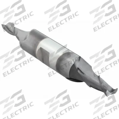 CLEVELAND Square End Mill: High Speed Steel, TiCN Coated, Double End, 2 Flute - Double-End High-Speed Steel Square End Mills