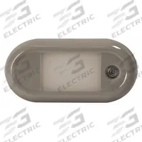 ECCO LED Interior Lighting: Courtesy Light, LED, Clear, Oval, 12-24V DC, 400 lm Max Brightness (MPN EW0361). Key specifications — Shape: Oval; Brand: ECCO; Electrical Connection: Blunt Cut Wires; Lighting Technology: LED; Mount Style: Surface.