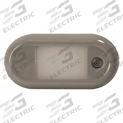 ECCO Interior Lighting: Courtesy Light, LED, Clear, Oval, 12-24V DC - Compact Courtesy Lights