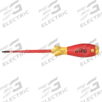 WIHA Insulated Torx Screwdriver: Insulated SoftFinish, Long Lg, Security Torx Tip, T30 Tip Size (MPN 32518). Key specifications — attr1205076: T30; attr1205081: WIHA; attr1205102: Cushion.