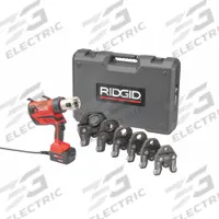 RIDGID Cordless Press Tool: 18V Li-Ion, Std, Pistol Grip, For 1/2 in to 2 in Pipe (MPN 67068). Key specifications — attr518742: RP 350; attr525712: Propress 1/2 in, 3/4 in, 1 in, 1-1/4 in, 1-1/2 in, 2 in; attr518712: Bare Tool.