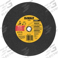 DEWALT Abrasive Cut-Off Wheel: Type 1, 10" x 7/64" x 5/8", Aluminum Oxide, 24 Grit, A24R (MPN DW8005). Key specifications — Brand: DEWALT; Series: A24R.