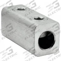 BURNDY Mechanical Connector: For Wire Size 6 AWG – 4/0 AWG, 2 Wire Terminations (MPN AMS4/0). Key specifications — Brand: BURNDY; For Wire Material: Copper.