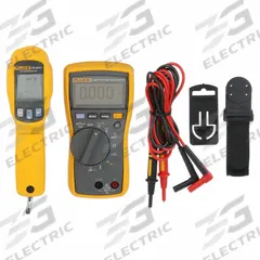 FLUKE Digital Multimeter Clamp On Kit: Digital Multimeter/Infrared Thermometer, CAT III 600V (MPN FLUKE-116/62Max+). Key specifications — Digital Multimeter Instrument Counts: 6,000; Brand: FLUKE.