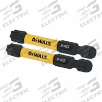 DEWALT Torsion Bit: Torsion Bit, T40 Bit Size, Imperial, Torx® Head, T40 Bit Industry Size, Std, Hex (MPN DWAF2TX40IR2). Key specifications — attr1119738: Hex; attr1119735: Imperial; attr1119740: Standard; attr1119734: S2 Steel; attr1119737: Torsion Bit; attr1119741: DEWALT.