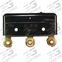 HONEYWELL Snap Action Switch: Plunger Actuator, 1NO/1NC, Screw (MPN BZ-2R-P4). Key specifications — AC Contact Rating: 15 A @ 125 to 480 V; Electrical Connection: Screw; Series: BZ; Brand: HONEYWELL.