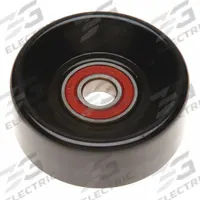 GATES Idler Pulley: Idler Pulley, 38058, Flat, Light Duty, 21/32 in Inside Dia, 3 in Pulley Dia. Key specifications — Pulley Material: Thermoplastic; Brand: GATES; Performance Rating: Light Duty; Manufacturer Part Number: 38058.