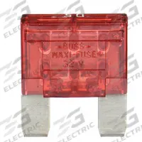 BUSSMANN Automotive Fuse: MAX Series, Fast-Acting, 50 A, 32 V DC, Non-Indicating (MPN MAX-50). Key specifications — Series: MAX; Brand: BUSSMANN; Fuse Profile: Standard Profile.