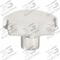 APPROVED VENDOR Hand Knob: 7 Point, Stainless Steel, 1/4 in Hole Dia, 0.59 in Hole Dp, 1.25 in Dia (MPN M-65015). Key specifications — Brand: APPROVED VENDOR; Finish: Polished.