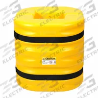 APPROVED VENDOR Column Protector: 10 in (I-Beam)/10 in (Round)/10 in (Square), I-Beam/Round/Square (MPN 913NE8). Key specifications — Color: Yellow; Maximum Compatible Column Length: 10 in (I-Beam); Minimum Compatible Column Length: 10 in (I-Beam); Brand: APPROVED VENDOR; Material: HDPE.