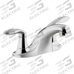 KOHLER Low Arc Bathroom Faucet: Coralais®, Zinc, Polished Chrome Finish, 0.5 gpm Flow Rate, Arc, NPS (MPN K-15240-4NDRA-CP). Key specifications — Brand: KOHLER; Series: Coralais®.