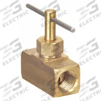 APPROVED VENDOR Needle Valve: Inline Valve Body, Brass, 1/8 in Pipe Size, FNPT x FNPT, Female, NPT (MPN 6MN29). Key specifications — For Media: Water; Seal Material: Metal; Brand: APPROVED VENDOR; Connection Gender - Side 2: Female; Connection Gender - Side 1: Female; Connection Type - Side 1: NPT; Connection Type - Side 2: NPT; Connection Type: FNPT x FNPT.