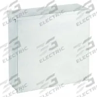 HOFFMAN Enclosure: Steel, 18 in x 18 in x 6 in, 3R, Solid Cover, Screw On, Included, Galvanized (MPN A18R186GV). Key specifications — Brand: HOFFMAN; Closure Method: Screws; Knockouts: Included.