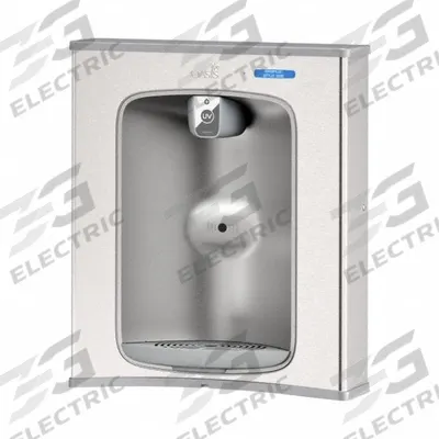 OASIS Bottle Filling Station: Sensor, 16 in Ht, 16 1/4 in Wd, Stainless Steel - Drinking Fountain Bottle Filler Addition Retrofit Kits