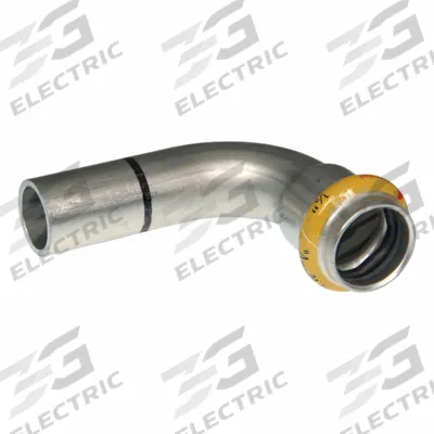 APOLLO Crimp Elbow Fitting: 1 1/2 in Pipe x 1 1/2 in Pipe Size, Press-fit x FTG - Gas Stainless Steel Press Pipe Fittings