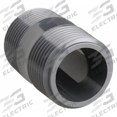 APPROVED VENDOR Pipe Nipple: PVC, 1/2 in Nominal Pipe Size, 1 1/8 in Overall Lg, Schedule 80 - Schedule 80 Fully Threaded Pipe Nipples