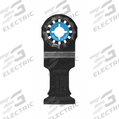 BOSCH Oscillating Tool Blade: 1 1/4 in Blade Wd, 3 5/8 in Overall Lg, Plunge Cutting - Starlock Mounted Blades