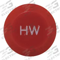 CHICAGO FAUCETS Index Button: Index Button, Plastic (MPN 216-128JKNF). Key specifications — Brand: CHICAGO FAUCETS; Index Text: HW; Product Type: Index Button; Index Color: Red; For Handle Type: Hot.