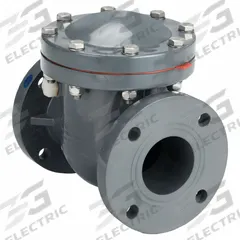 APPROVED VENDOR Swing Check Valve: Swing, Inline Valve Body, 3 in Pipe Size, Flange x Flange, PVC (MPN SCOV210). Key specifications — Brand: APPROVED VENDOR.