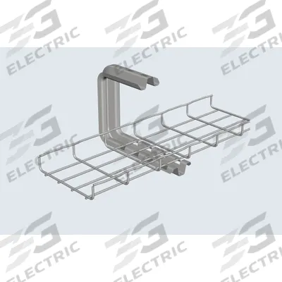 CABLOFIL C Bracket: 4 in Wd, Steel - Brackets for Wire Mesh Trays