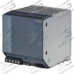 SIEMENS Stabilized Power Supply: DIN Rail, 960 W Output Power - Rated, 40 A Current - Output, Metal (MPN 6EP34378UB000AY0). Key specifications — attr1044898: Three; attr1044874: Metal; attr1044879: 400 to 500V AC; attr211400: SIEMENS.