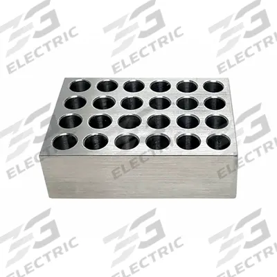 BENCHMARK SCIENTIFIC Adapter: 7 in Overall Lg, 4 in Overall Wd, Aluminum - Homogenizer Accessories