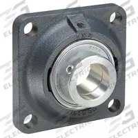 INA 4 Bolt Flange Bearing: Radial Ball, 70 mm Bore, Cast Iron, Eccentric Collar, 188 mm Lg, Square (MPN RCJ70-XL-I). Key specifications — Bore Type: Cylindrical; Brand: INA; Lubricant Material: Lithium Complex Grease; Mounting Bolt Size: M16; Split Housing: Not Split; System of Measurement: Metric.