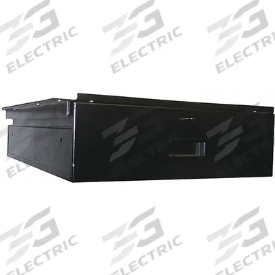 HALLOWELL Drawer: 6 in Overall Ht, 18 in Overall Wd, 24 in Overall Dp, Black - Drawers, Cabinets, & Hardware for Workbenches