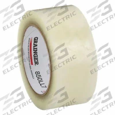 GRAINGER Packaging Tape: 1.8 mil Tape Thick, 2 in x 110 yd, LD - Light-Duty Hot Melt Tape