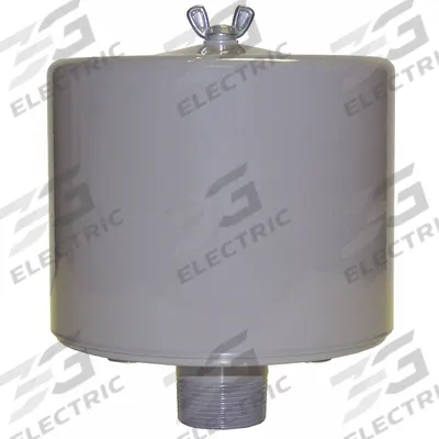 SOLBERG Filter Silencer: 1 in (M)NPT Inlet Size, 55 cfm, 6.62 in Overall Ht - Air Compressor Intake Filters & Silencers