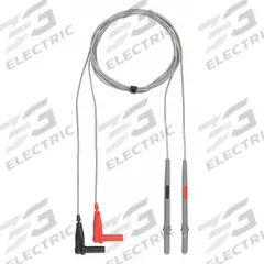 FLUKE Test Leads: CAT III 1000V, Retractable Probe, Right Shrouded Plug, 3 1/4 ft Lg (MPN TL910). Key specifications — Brand: FLUKE.