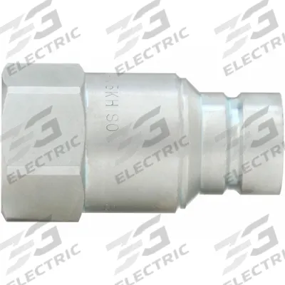 SAFEWAY HYDRAULICS Hydraulic Quick Connect Hose Coupling: 1 in Coupling Size, Steel - FF49 Series Hydraulic Quick-Connect Coupling Plugs