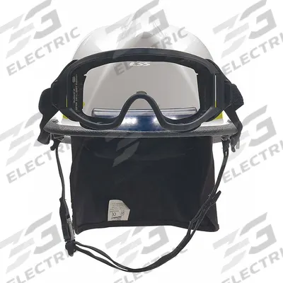 BULLARD Fire Helmet: White, Polyetherimide, Modern Rear Brim