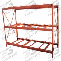 DAYTON Drum Rack: 86 in x 34 in x 70 in, For 9 Drums, 3 Levels, 7,200 lb Wt Capacity, Red, Metal (MPN 31CA32). Key specifications — Weight Capacity Per Level: 2,400 lb (2nd level); Color/Finish: Red; For Drum Capacity: 55 gal; Wheel Material: Not Application; Brand: DAYTON.