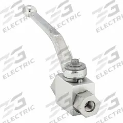 PARKER Hydraulic Ball Valve: Not Lockable, 4.53 in Handle Lg, Two Positions, Two-Way Ways, Female (MPN BVHP04SSS1N). Key specifications — Brand: PARKER; Manufacturer Part Number: BVHP04SSS1N; Ball Seal Material: Nitrile; Handle Lockability: Not Lockable; Shaft Seal Material: Nitrile; Series: BV; Port Connection: 1/4 in SAE O-Ring Boss.