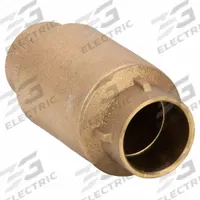 APPROVED VENDOR Spring Check Valve: Inline Valve Body, 1 1/4 in Pipe Size, Sweat x Sweat, Bronze (MPN 6AJZ0). Key specifications — Brand: APPROVED VENDOR.