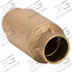 APPROVED VENDOR Spring Check Valve: Inline Valve Body, 1 1/4 in Pipe Size, Sweat x Sweat, Bronze (MPN 6AJZ0). Key specifications — Brand: APPROVED VENDOR.