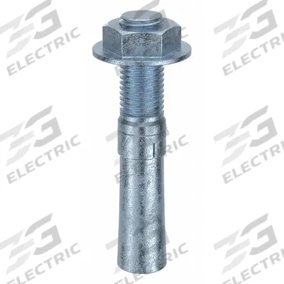 MKT FASTENING Wedge Anchor: 6 in Overall Lg, 1 in Dia, 1"-8 Thread Size, 2 1/4 in Thread Lg - Steel Wedge Anchors