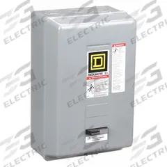 SQUARE D Magnetic Motor Starter: Non-Reversing, 3 Poles, NEMA Size 2, 45 A, 120V AC Coil (MPN 8536SDG1V02S). Key specifications — Brand: SQUARE D; Coil Voltage: 110/120V AC; Phase: Three; Operator: None; Terminal Connection Type: Screw Clamp Terminals; Includes Pilot Light: No; Operator Controls: None; Auxiliary Contacts Included: No Auxiliary Contacts Included.