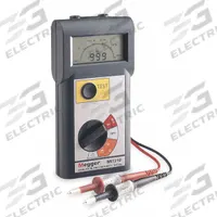 MEGGER Megohmmeter: 100 ohm to 1 gigohm, CAT III 600V, IP40, Digital, No Output, Test Volt 1,000V DC (MPN MIT210). Key specifications — IP Rating: IP40; Test Voltage: 1,000V DC; Brand: MEGGER.