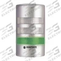WERMA Tower Light Assembly: 3 Tier, Green/Red/Yellow, No Sounder Tier, 195 mm Overall Ht, 69130055. Key specifications — Manufacturer Part Number: 69130055; Brand: WERMA; Operating Voltage: 24V AC/DC; Light Tier Color: Yellow.