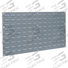 AKRO-MILS Louvered Panel: 20 in x 36 in x 5/16 in, 1 Sides, 0 Bins, Gray (MPN 30636). Key specifications — attr38851: Gray; attr38864: Baked Enamel; attr38845: AKRO-MILS.