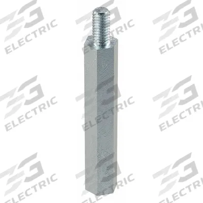 APPROVED VENDOR Standoff: Male x Female, M4x0.70 Thread Sz, 48 mm Lg, Hex, Steel, Zinc-Plated - Steel Male x Female Standoffs