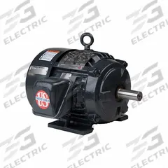 U.S. MOTORS General Purpose Motor: Rigid Base Mount, Totally Enclosed Fan Cooled, 5 hp, 460V AC (MPN A5P4C). Key specifications — Brand: U.S. MOTORS; Nameplate Voltage @ 60 Hz: 460V AC; Full Load Current @ 60 Hz: 8.0 A; Nameplate RPM @ 60 Hz: 890 RPM; Motor Enclosure: TEFC.