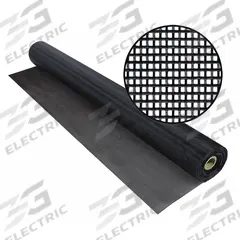 PHIFER Replacement Screen: Polyester, Black, 17 x 13 Mesh Size, 6 ft Wd, 50 ft Lg, 0.018 in Wire Dia (MPN 3028733). Key specifications — Brand: PHIFER; Color: Black; Mesh Size: 17 x 13.